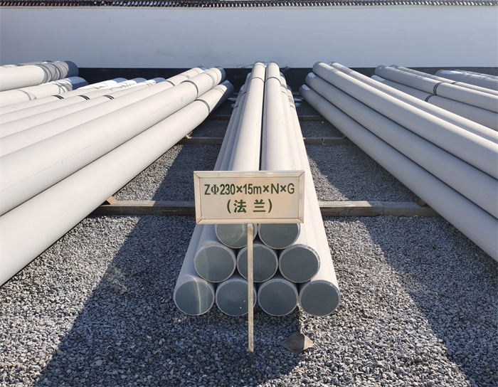 银川230×15米×N×G钢筋混凝土电线杆