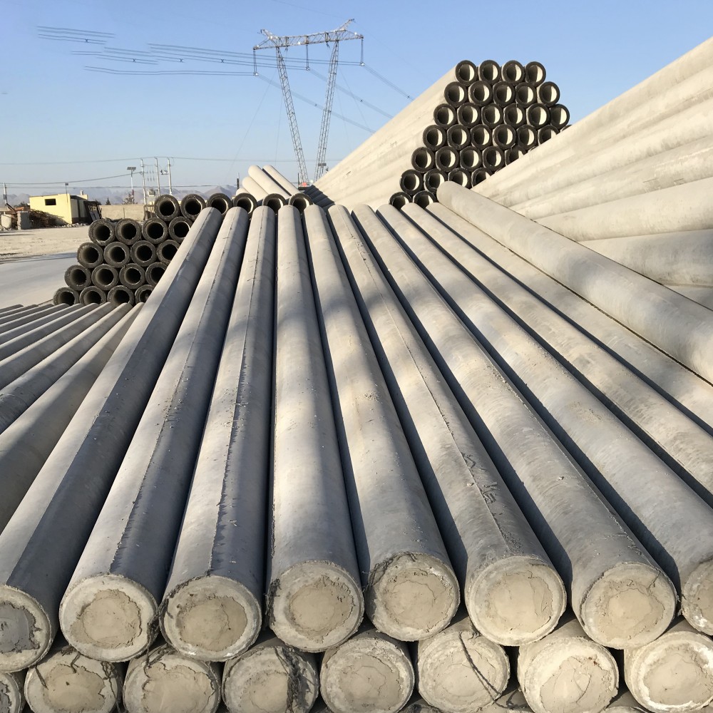 银川190×18米非预应力水泥电线杆